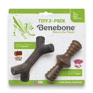 1ea Benebone Tiny 2 Pack Maplestick & Zaggler - Health/First Aid